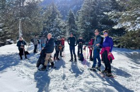 Randonn�e raquettes en altitude